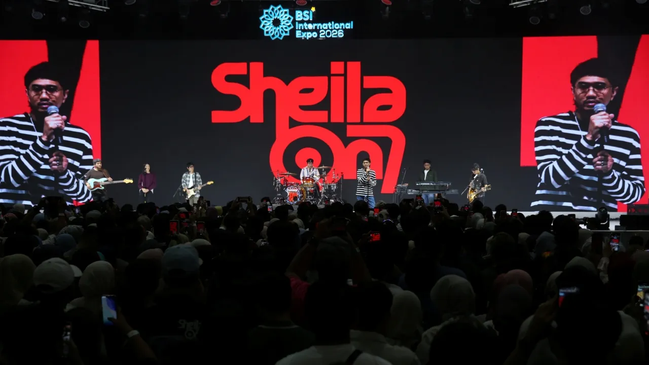 Sheila On 7 Tutup BSI International Expo 2026, Transaksi Capai Rp5,38 Triliun Sheila On 7 Tutup BSI International Expo 2026, Transaksi Capai Rp5,38 Triliun