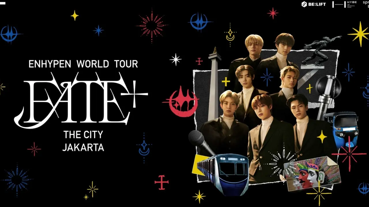 Siap Konser di Indonesia, HYBE Hadirkan Project 'THE CITY' Pertama dari ENHYPEN