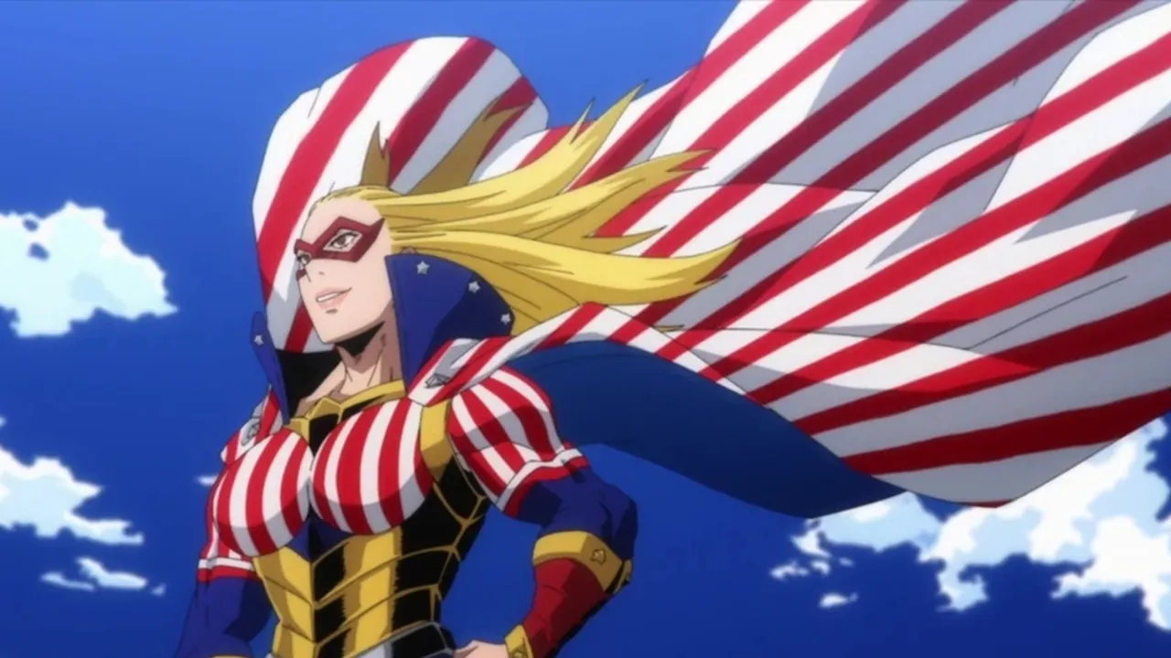 Sinopsis Anime My Hero Academia Star and Stripe Arc, Munculnya Pahlawan Terkuat Amerika Serikat