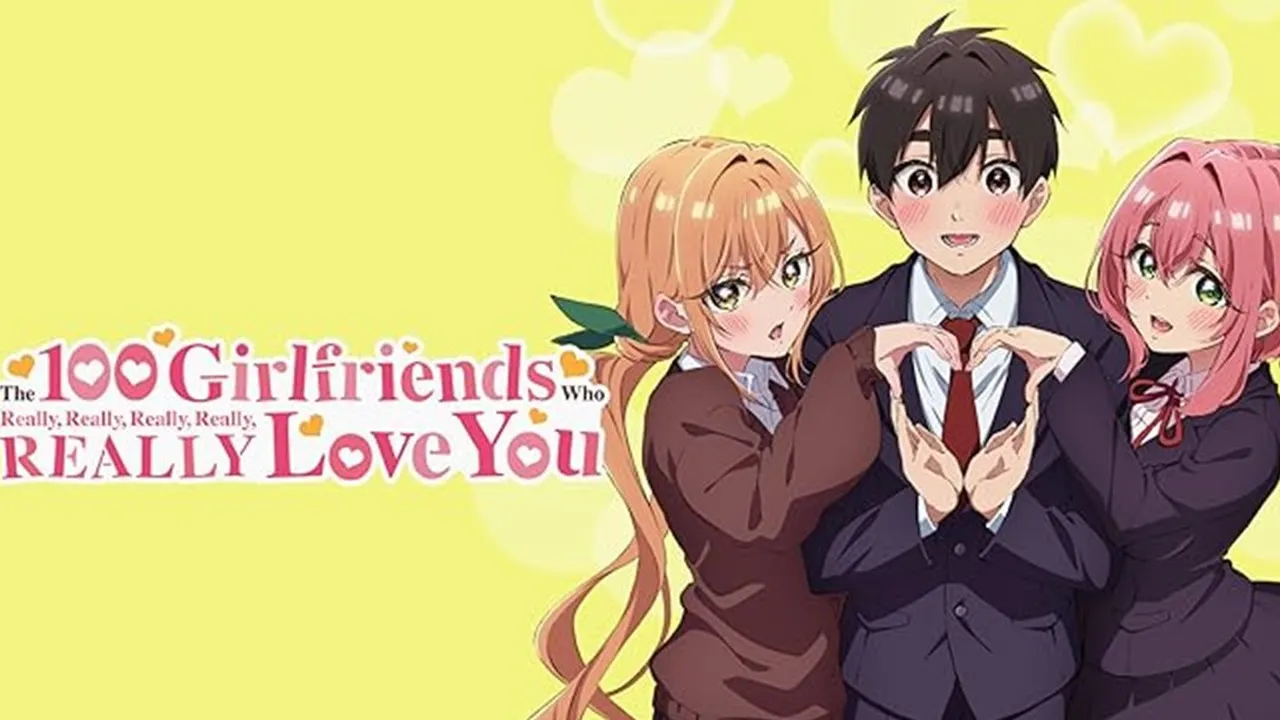 Sinopsis Anime Percintaan 100 GIRLFRIENDS LOVE YOU Beserta Link Nonton
