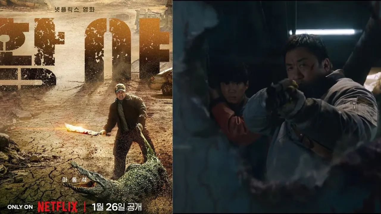 Sinopsis Film BADLAND HUNTERS, Kembalinya Ma Deong Seok Menjadi Pemburu di Dunia Apokalips