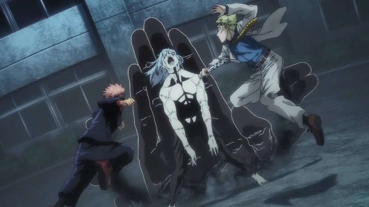 Sinopsis JUJUTSU KAISEN Episode 13, Epic Battle Yuji & Nanami Versus Mahito