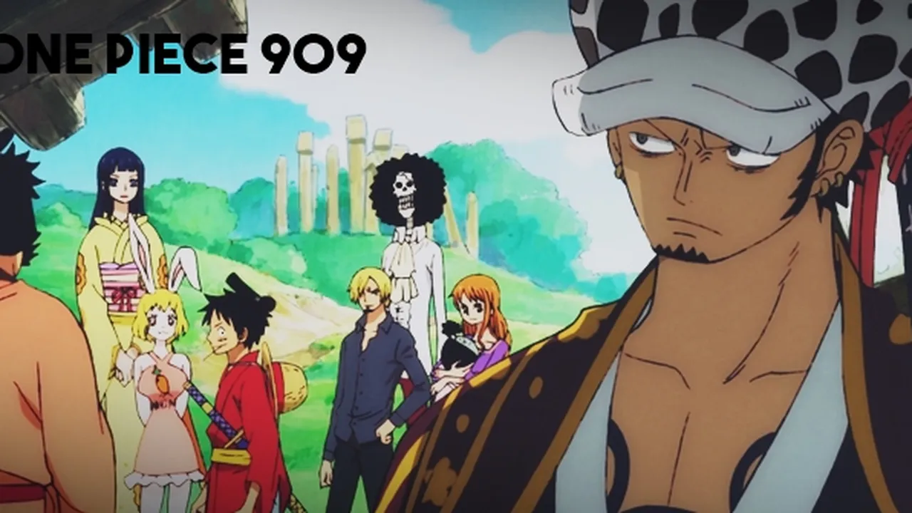 Sinopsis ONE PIECE Episode 909 - Berkumpulnya Kru Bajak Laut Topi Jerami