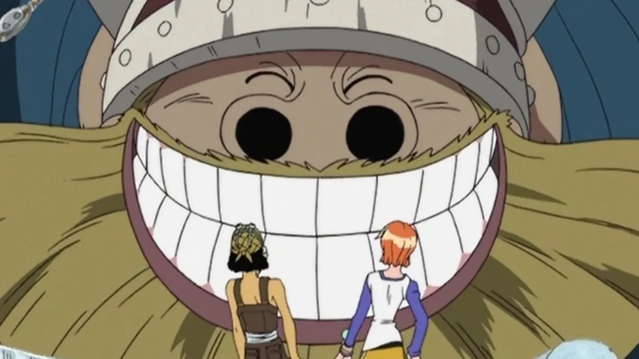 Sinopsis One Piece Little Island Arc, Perjumpaan Kru Topi Jerami dengan Dorry dan Brogy
