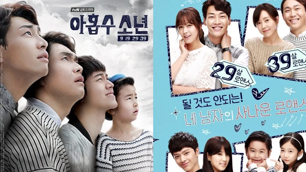 Sinopsis PLUS NINE BOYS Drama Korea Tentang  Takhayul Umur Sial 4 Bersaudara