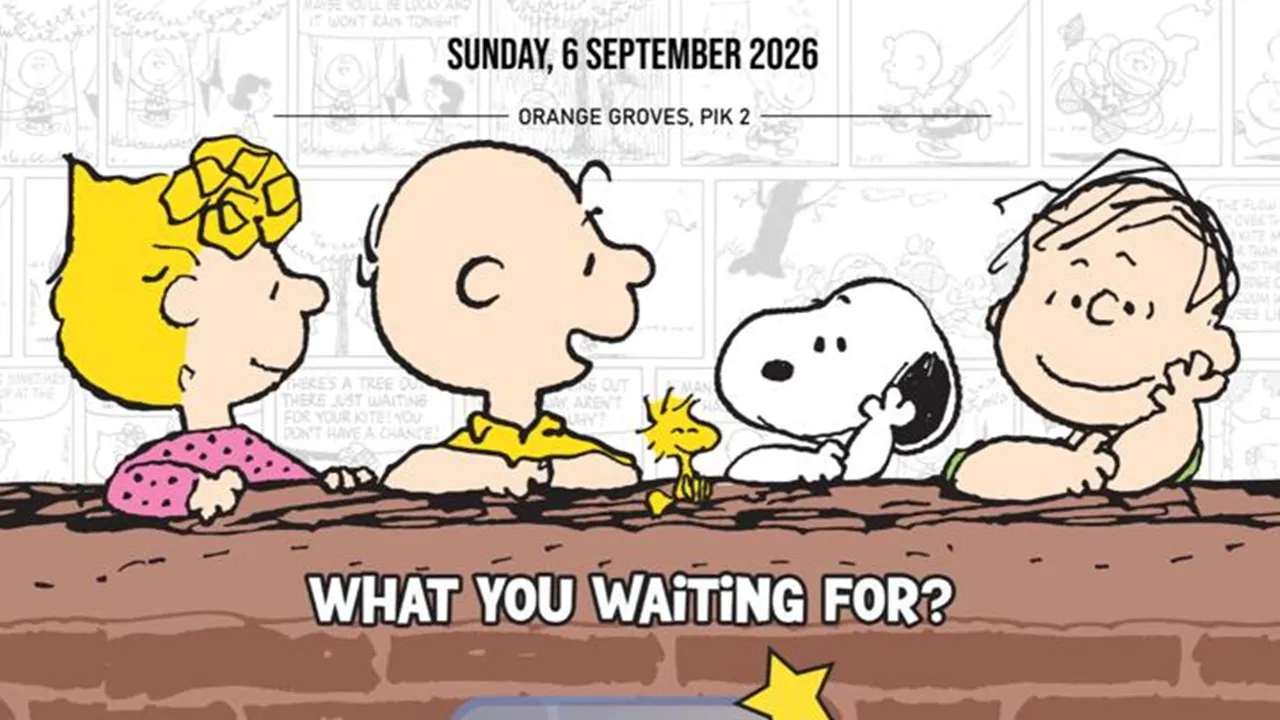 Snoopy Run Indonesia 2026 Siap Digelar di PIK, Jadi Ajang Lari Snoopy Pertama di Indonesia