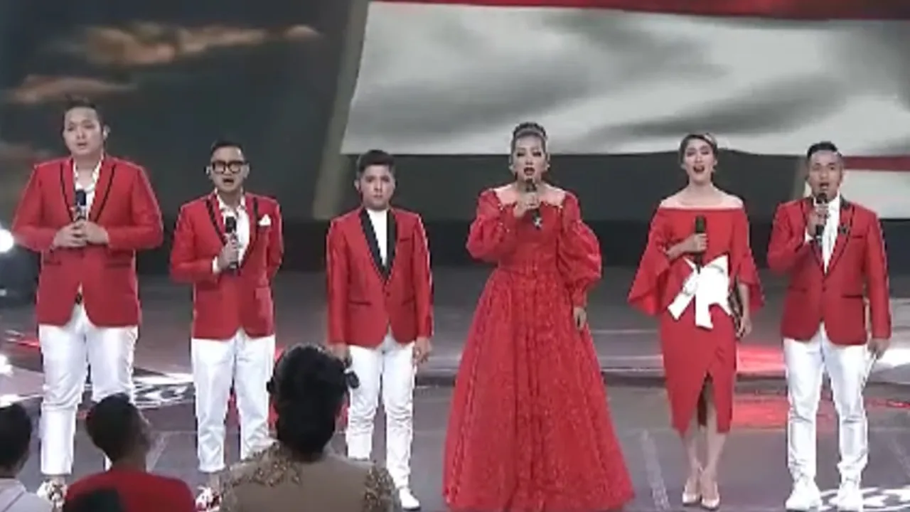 Soimah dan Para Host D'Star Ikut Baris Berbaris Bareng Tim Paskibraka