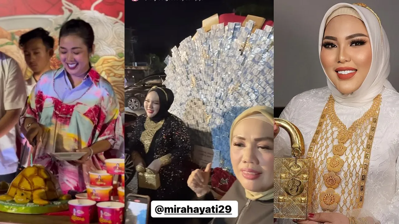 Soimah Dapat Buket Uang Raksasa, Salah Satunya dari Haji Mira Hayati