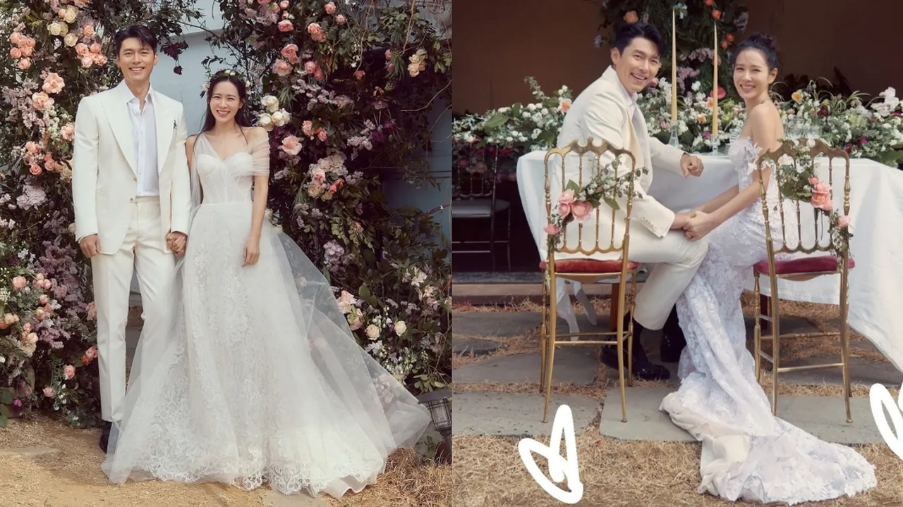 Son Ye Jin dan Hyun Bin Rayakan Anniversary Pernikahan yang Pertama, Kenang Momen Menikah Penuh Bahagia