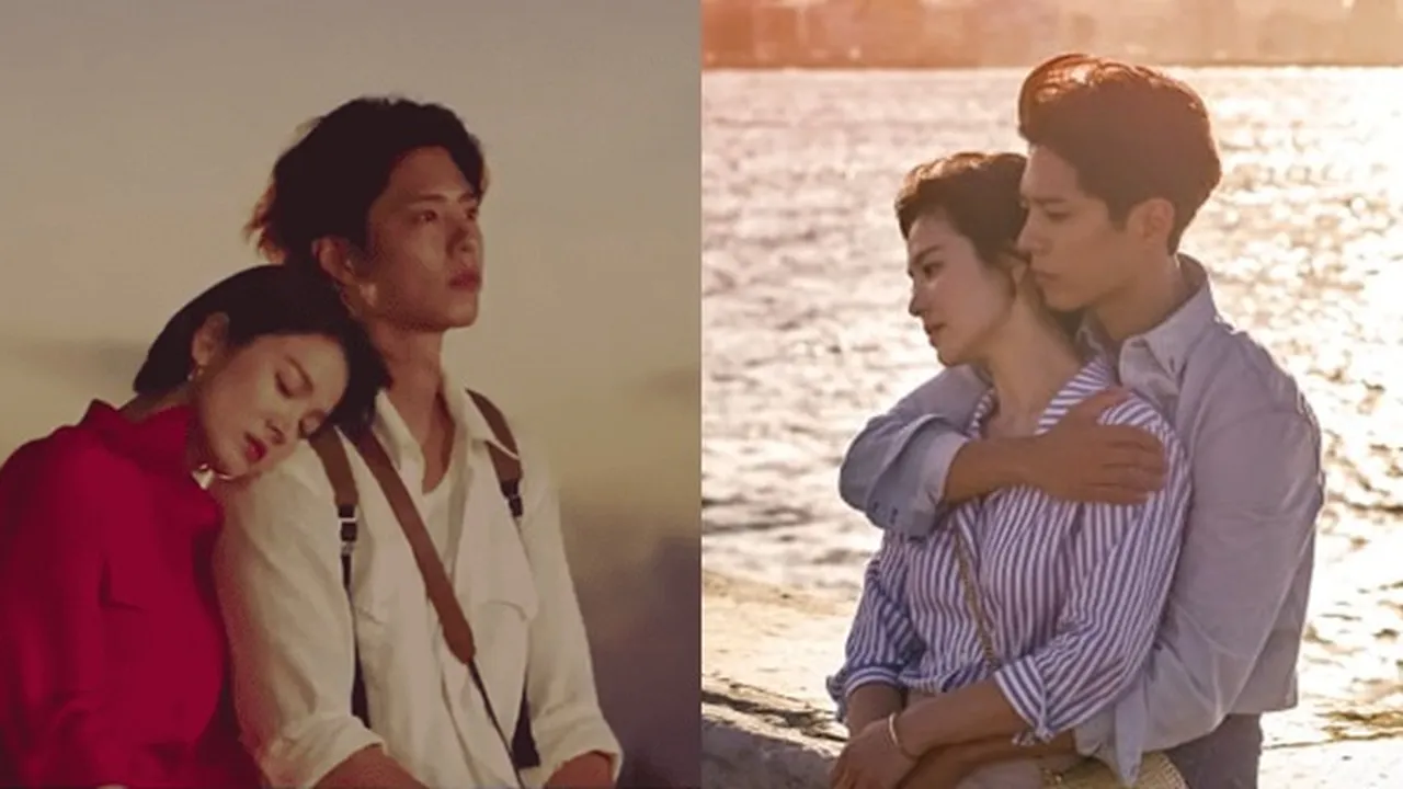 Song Hye Kyo dan Park Bo Gum Mellow Saat Dengar Musik di Poster 'Encounter'