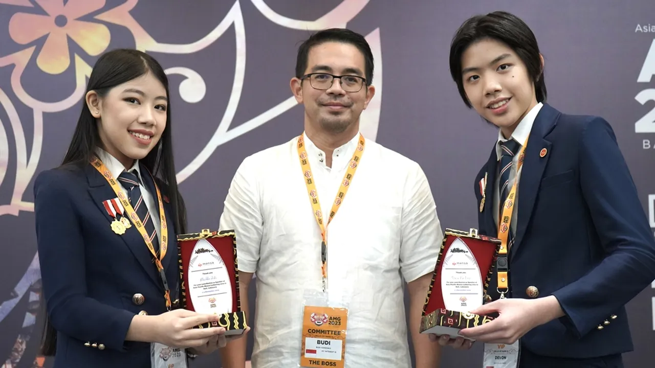 Soroti Artificial intelligence, Mischka dan Devon jadi Pembicara di Pertemuan Mensa Asia Pasifik 2023