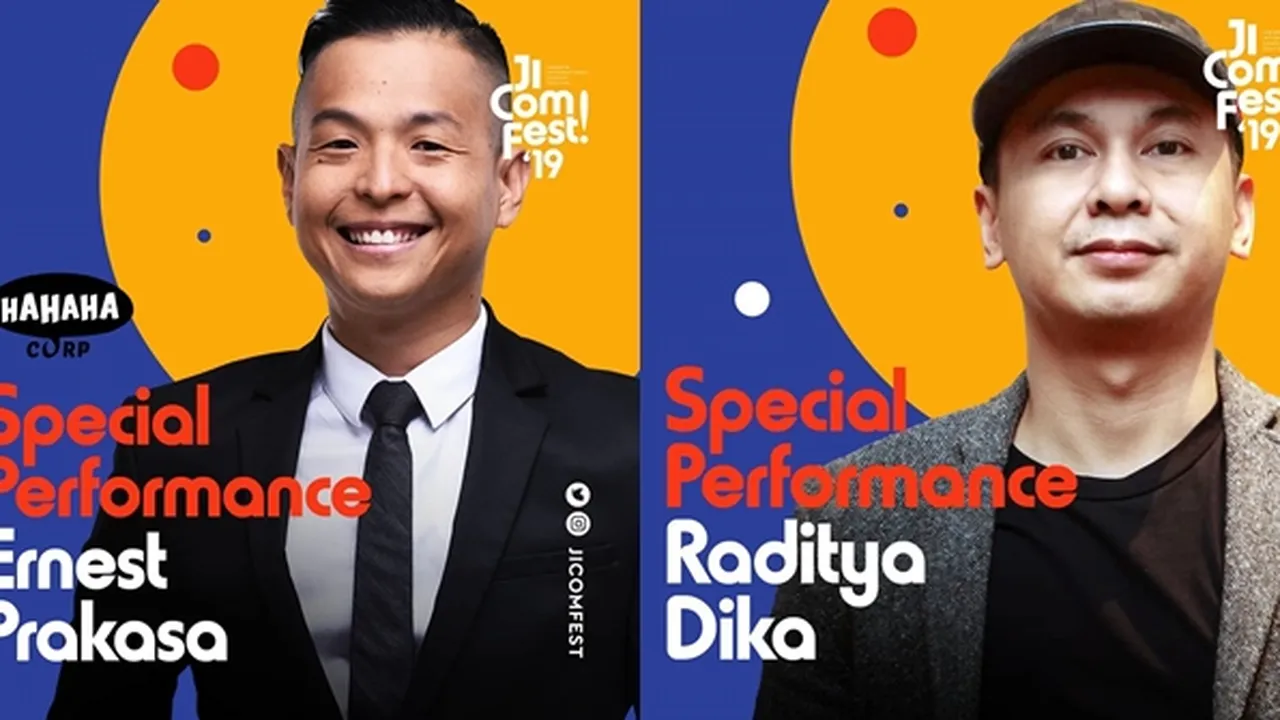 Special Performance Jicomfest 2019, Ernest Prakasa Hingga Raditya Dika!