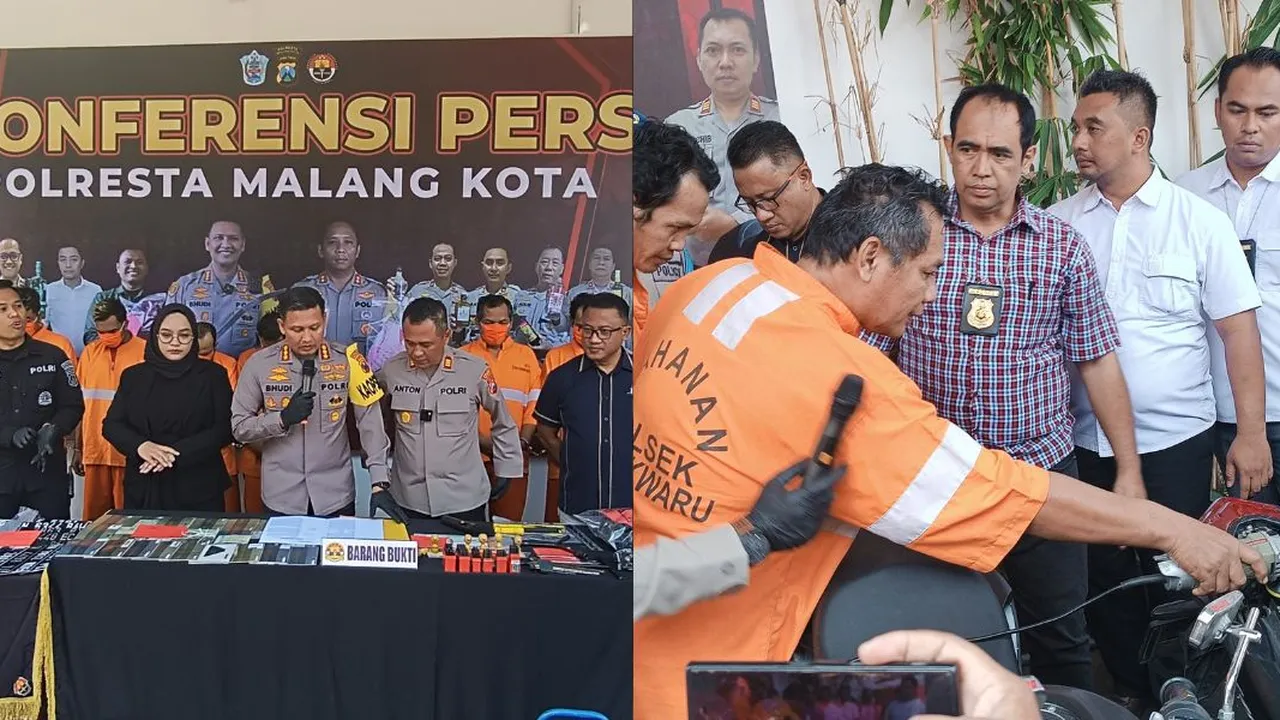 STNK dan BPKB Beli Online, Sindikat Curanmor di Malang Ganti Nomor Rangka dan Mesin