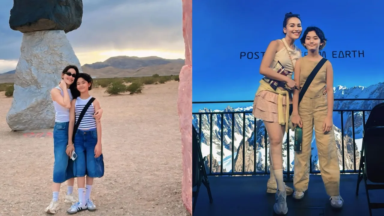 Stylish Banget, 7 Gaya Bilqis Anak Ayu Ting Ting Liburan ke Amerika - bak Sudah ABG