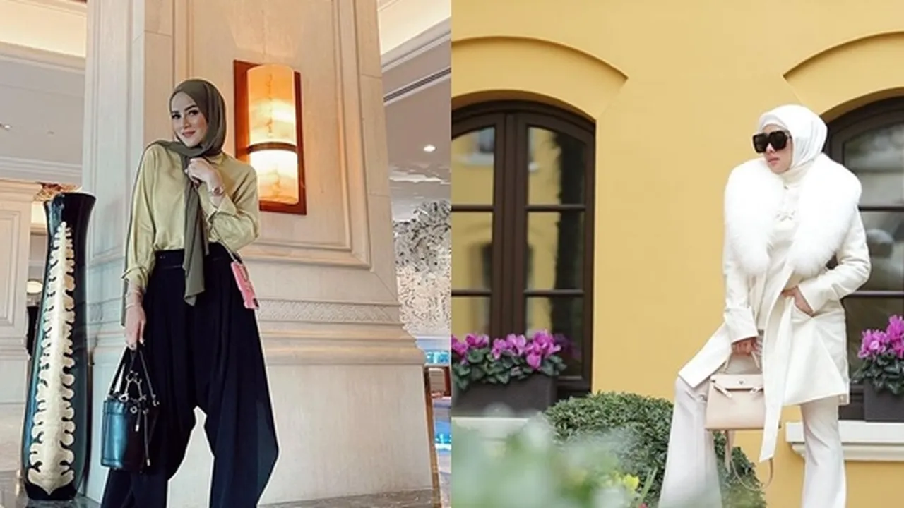 Stylish dan Branded Abis! Gaya Hijab Syahrini vs Olla Ramlan, Siapa Pilihanmu? Stylish dan Branded Abis! Gaya Hijab Syahrini vs Olla Ramlan, Siapa Pilihanmu?