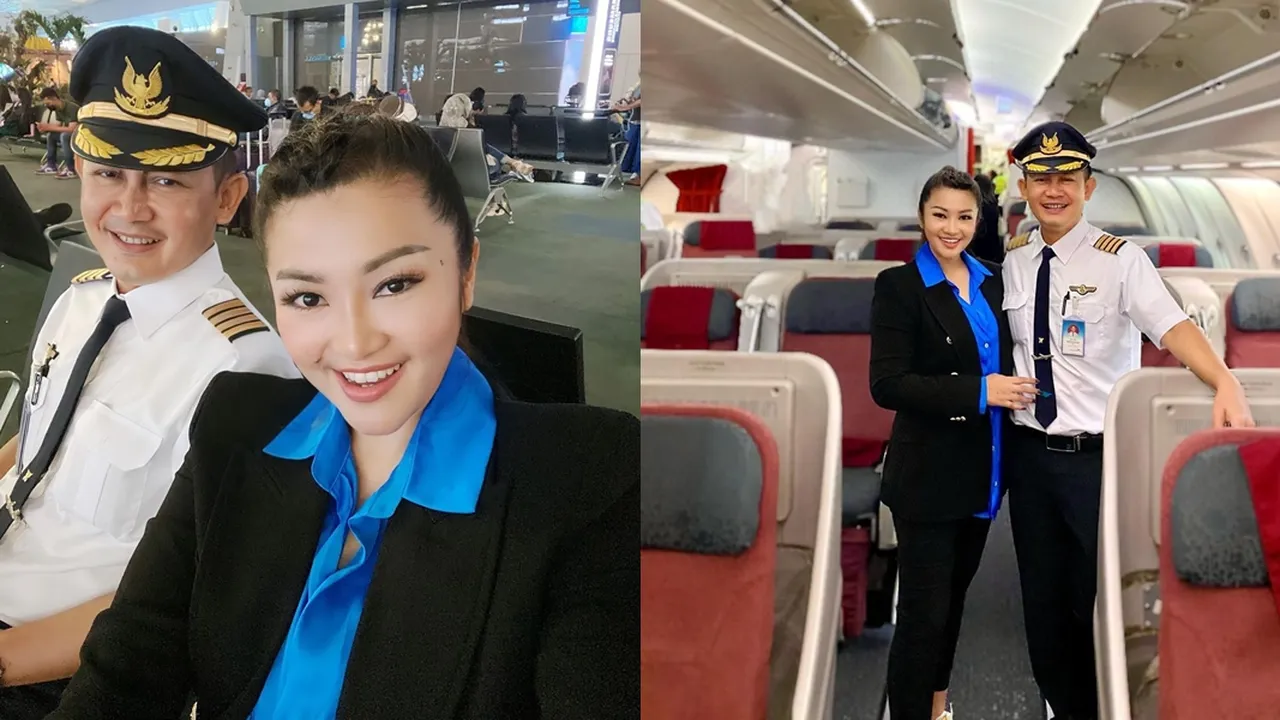 Suami Fitri Carlina Pensiun Dari Pilot, Fokus Program Kehamilan?