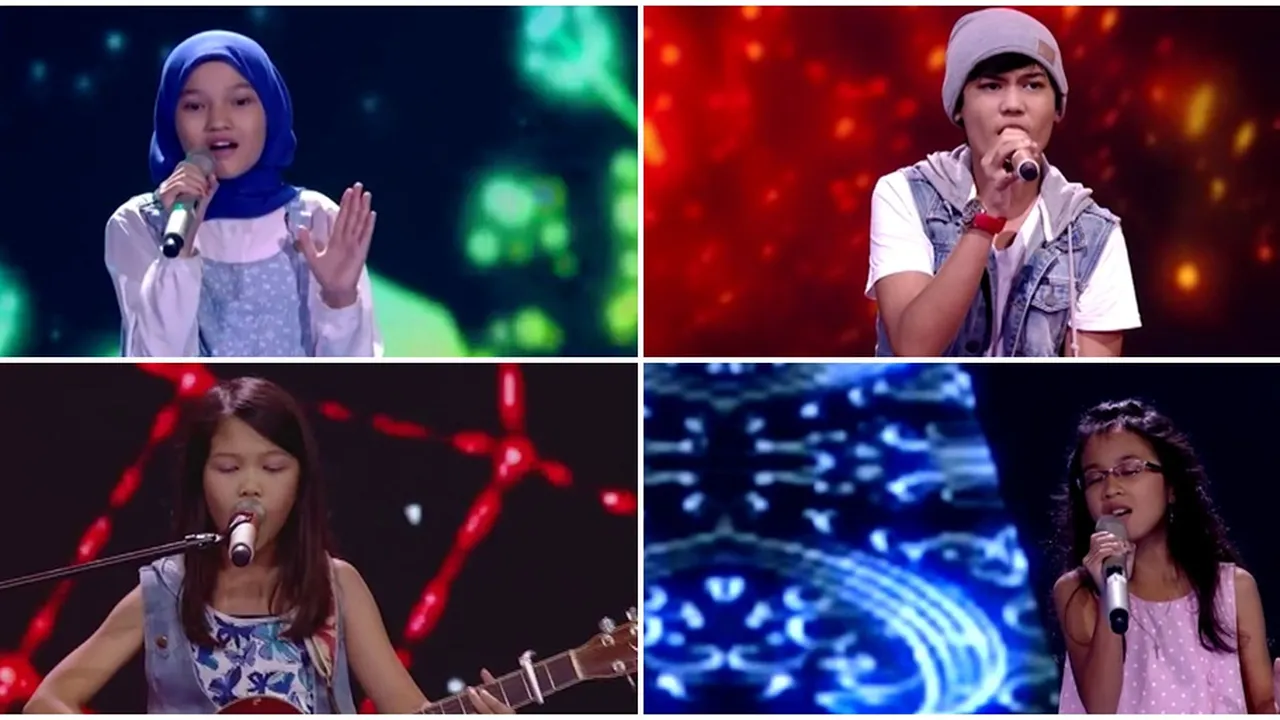 Suara-Suara Emas di The Voice Kids Indonesia Ini Bikin Merinding!