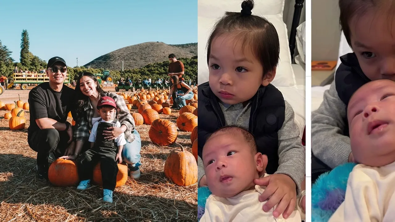 Sudah Jadi Kakak, 7 Potret Issa Anak Nikita Willy Momong Sang Adik - Gemas Diajak Ngomong