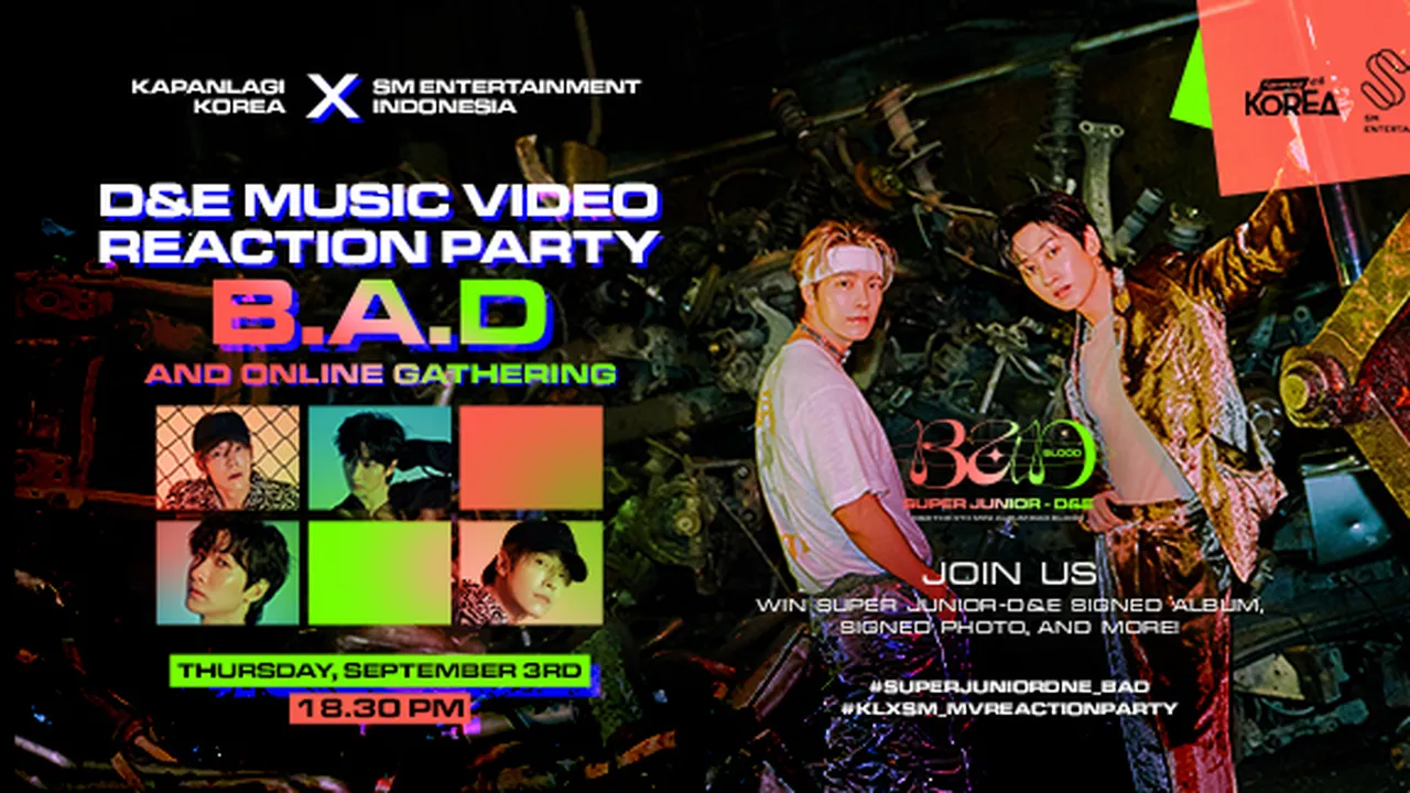 Sudah Siap Gabung D&E MUSIC VIDEO REACTION PARTY? Bakal Bagi-Bagi Merch Official dan Bertanda Tangan Lho Sudah Siap Gabung D&E MUSIC VIDEO REACTION PARTY? Bakal Bagi-Bagi Merch Official dan Bertanda Tangan Lho