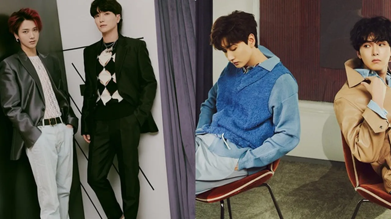 Super Ganteng! Leeteuk, Yesung, Eunhyuk, dan Ryeowook Super Junior Rilis Hasil Pemotretan dengan Majalah 'Single'