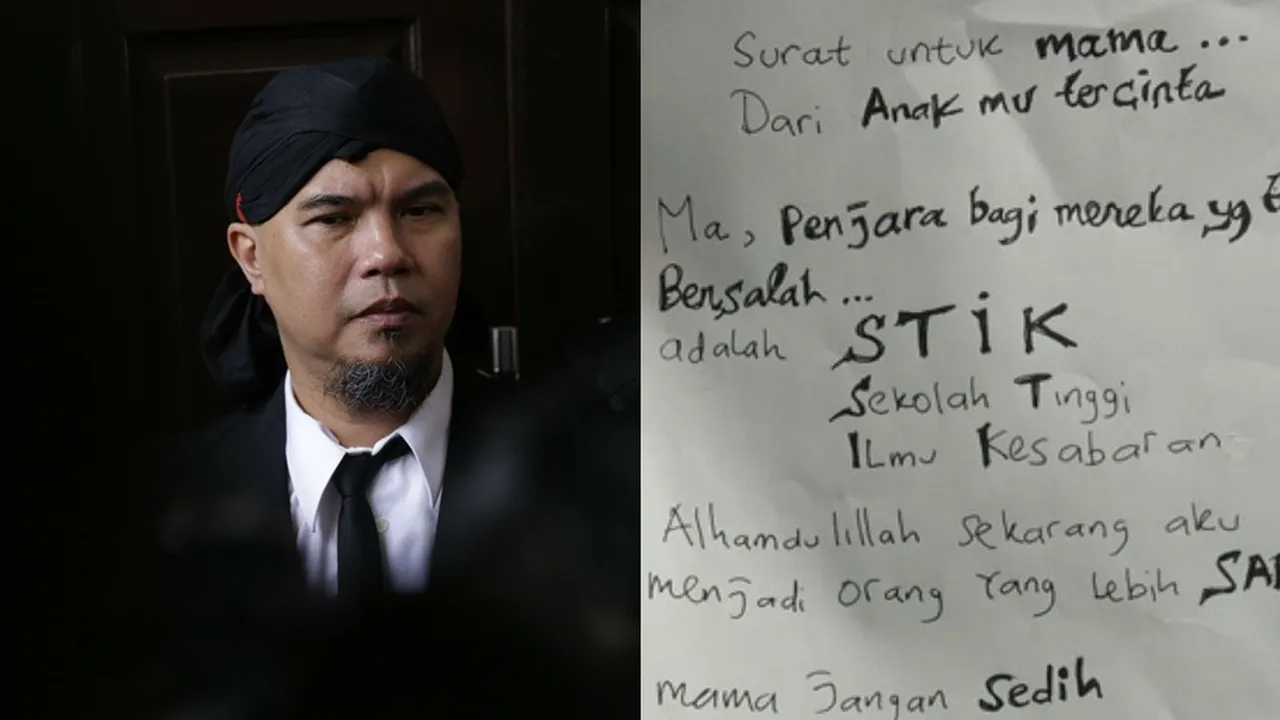 Surat Ahmad Dhani Untuk Ibunda Dari Penjara, Janji Jadi Lebih Sabar Setelah Bebas Surat Ahmad Dhani Untuk Ibunda Dari Penjara, Janji Jadi Lebih Sabar Setelah Bebas