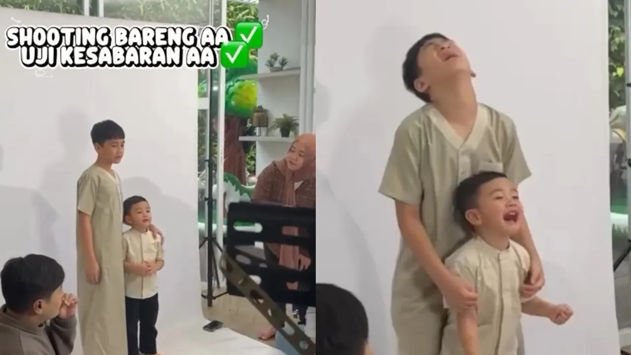 Syuting Bareng, Kelakuan Rayyanza yang Ada-Ada Aja sampai Uji Kesabaran Rafathar