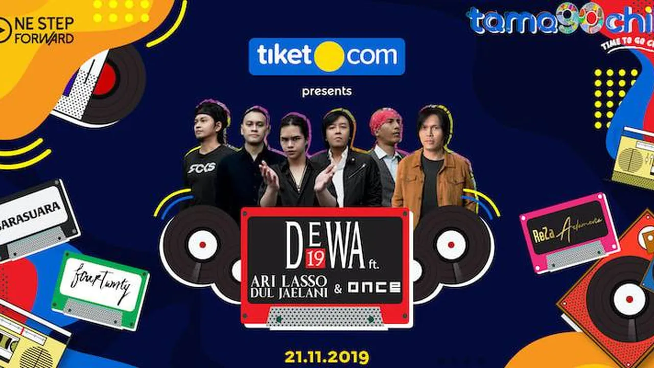 Tamagochill Hadirkan Dewa 19 Dengan Ari Lasso & Once Sekaligus!