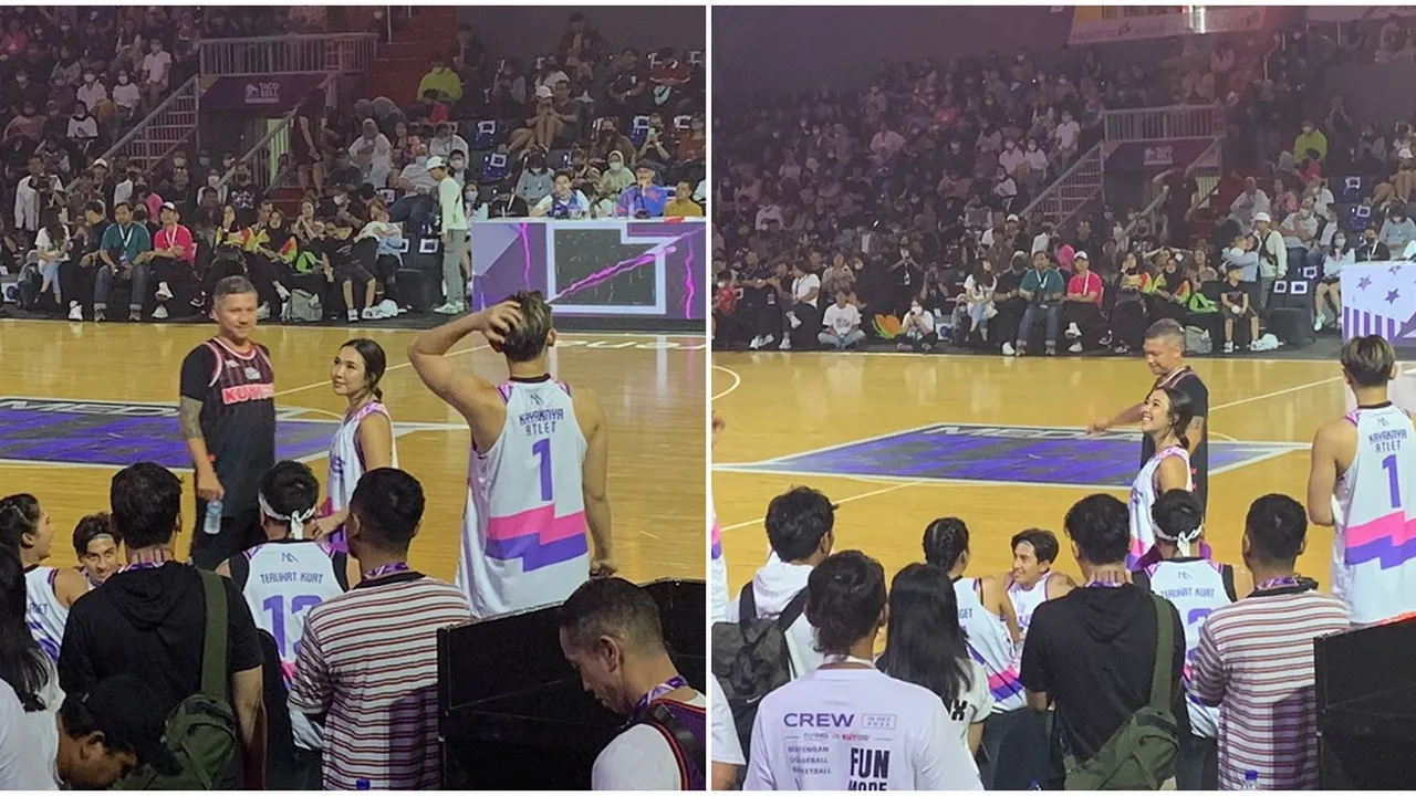 Tanding Basket Bareng Gisel, Gading Marten Diberi Kejutan Oleh Raffi Ahmad