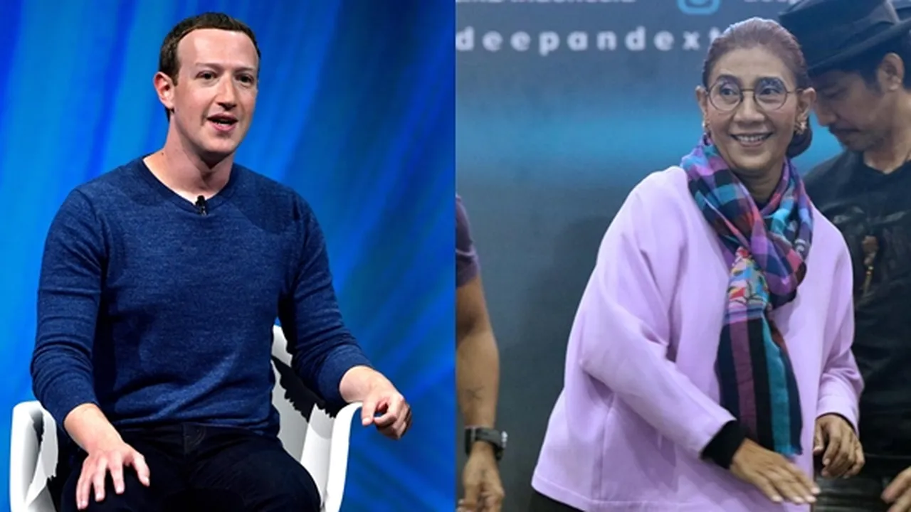 Menteri Susi Pudjiastuti Tantang Bos Facebook Lomba Dayung, Minta Hadiah Saham