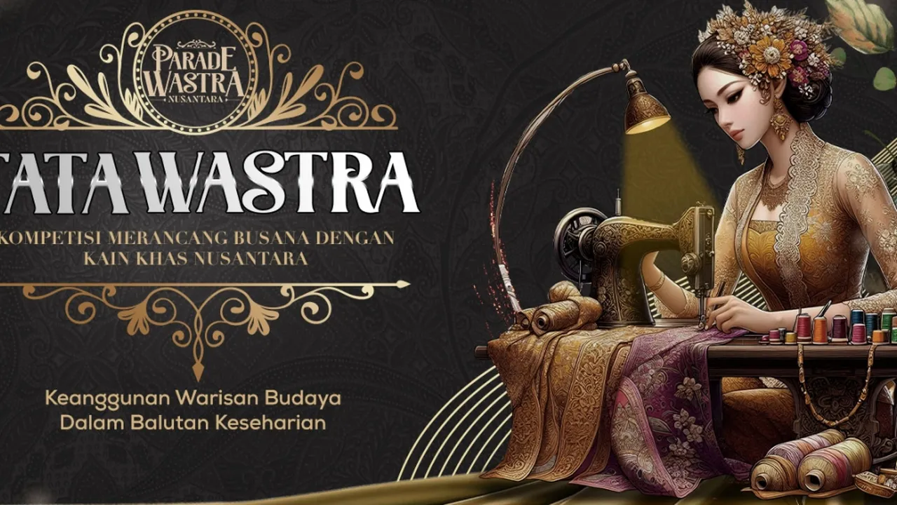 Tata Wastra 2025 Kompetisi Merancang Busana dengan Kain khas Nusantara, Segera Daftarkan Dirimu!