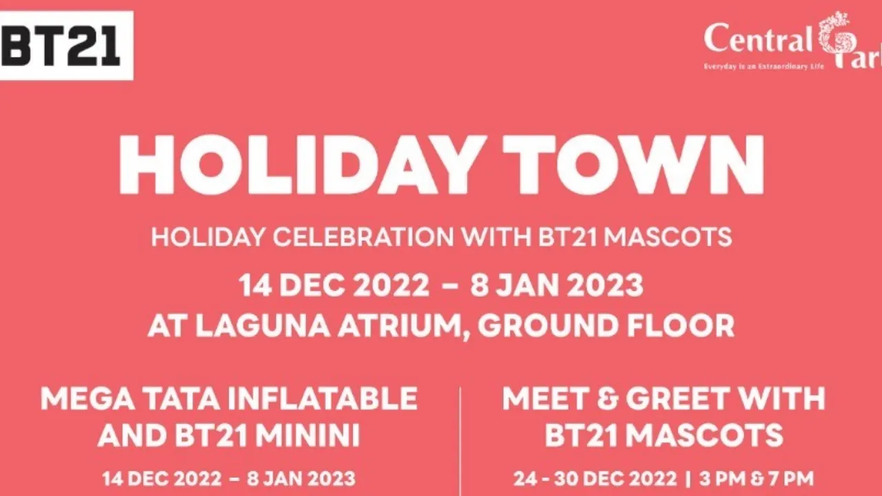 Temukan Keseruan Holiday Celebration With Line Friends & BT21 di Central Park dan Neo Soho Mall