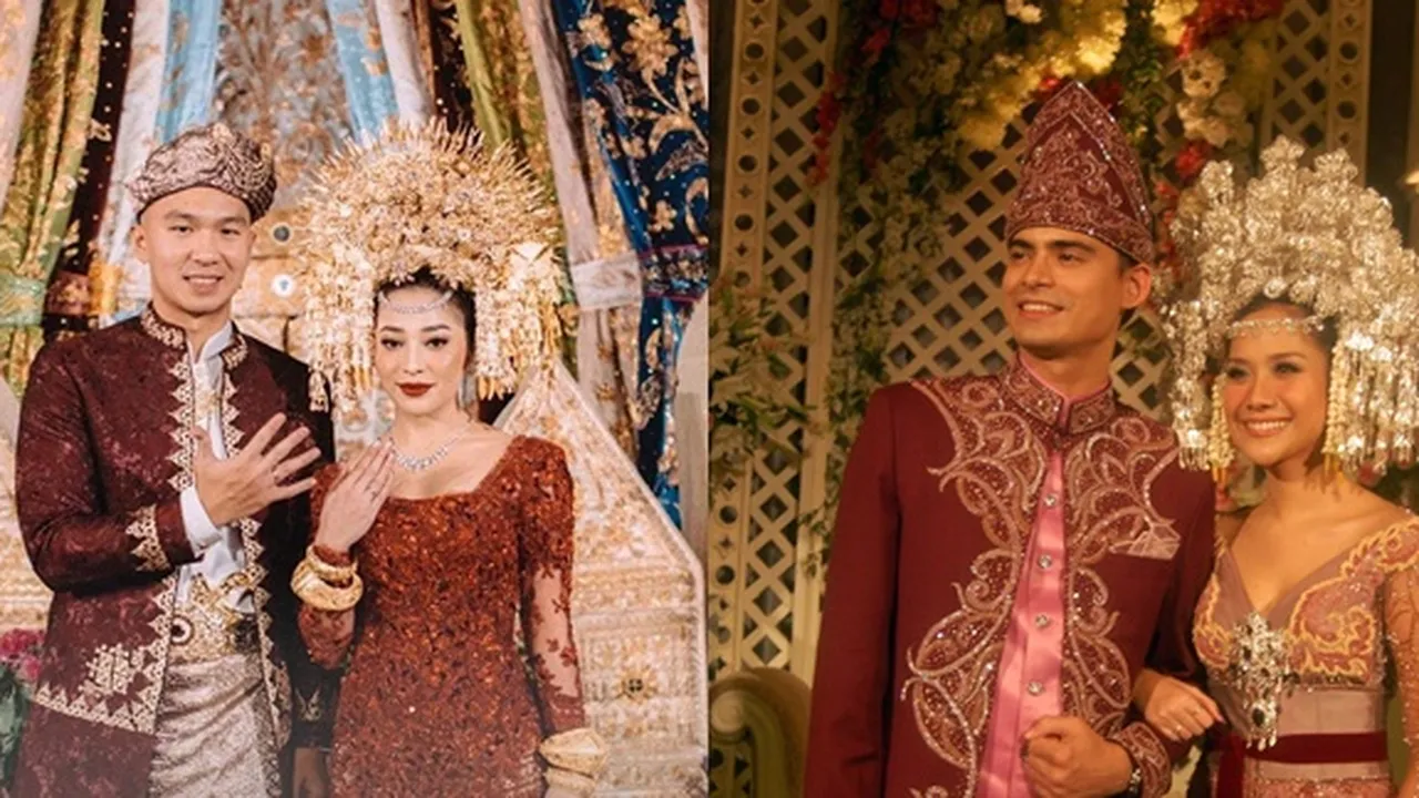 7 Potret Seleb Tampil Cantik dengan Pakaian Adat Minang di Hari Pernikahan, Terbaru Nikita Willy