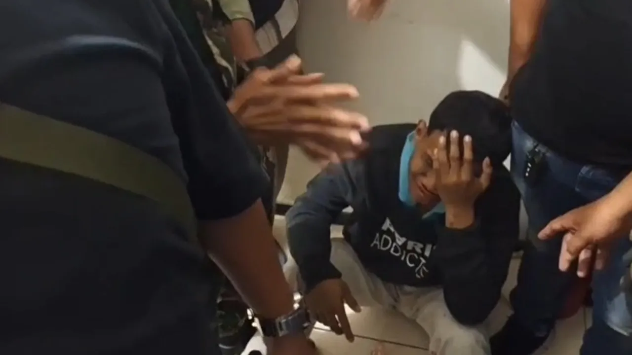 Terduga Provokator Tertangkap Bawa Molotov di Depan Kantor DPRD Kota Malang
