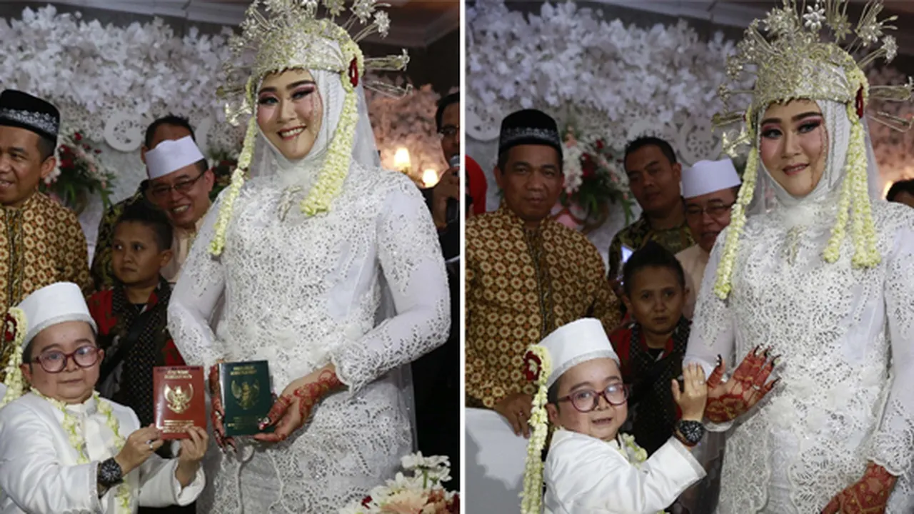 Terharu, Daus Mini Teteskan Air Mata di Pernikahan Ketiganya