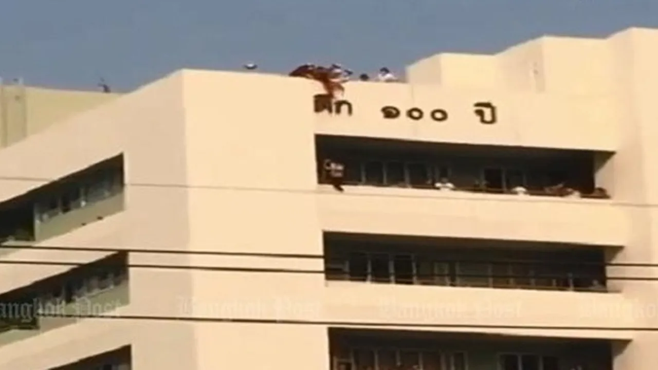 Terjatuh Dari Atap Gedung, Gadis Cilik Ini Selamat Berkat Bajunya Yang Tersangkut