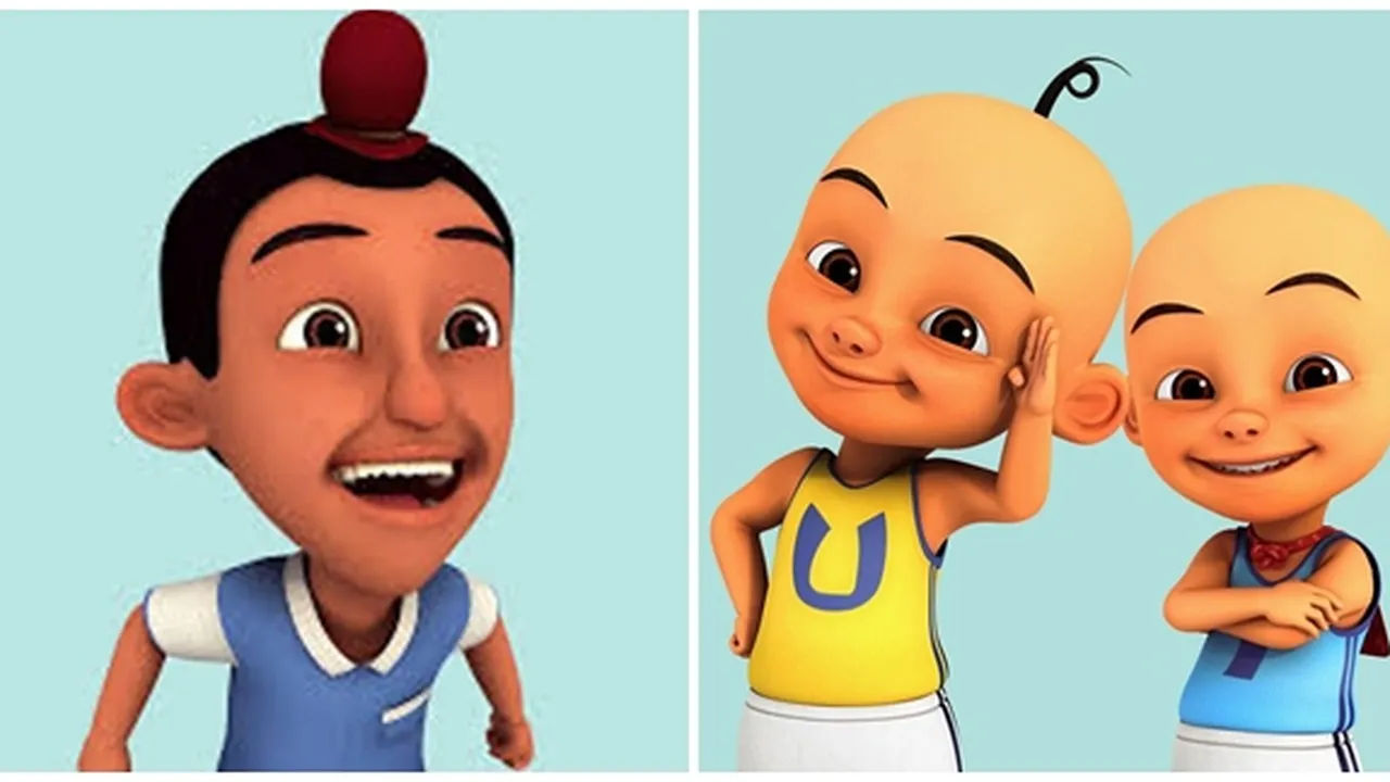Terkuak! Ini Dia Nama Benda Yang Dipakai Jarjit Kawan Upin Ipin di Kepalanya