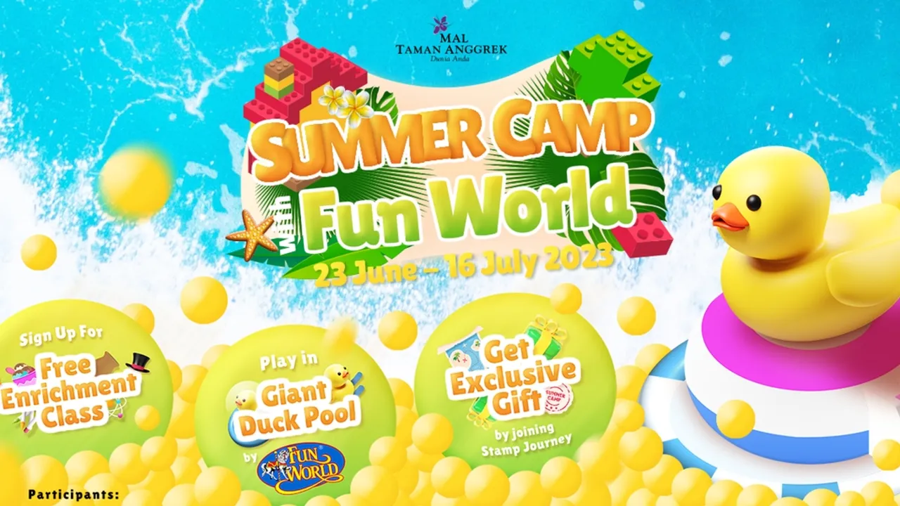 Tetap Aktif dan Kreatif Selama Masa Liburan Sekolah Lewat Summer Camp Fun World di Mal Taman Anggrek