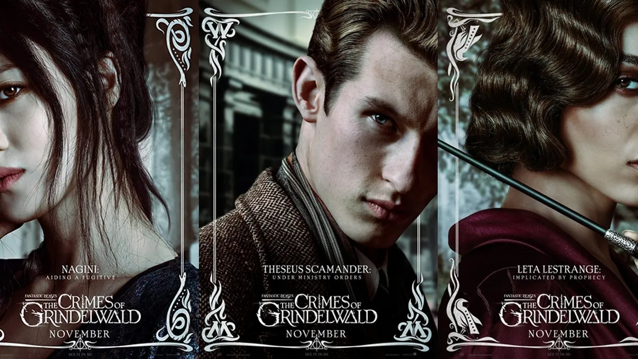 Theseus Scamander, Leta Lestrange & Nagini: Peran 3 Tokoh Baru di 'FANTASTIC BEAST 2'