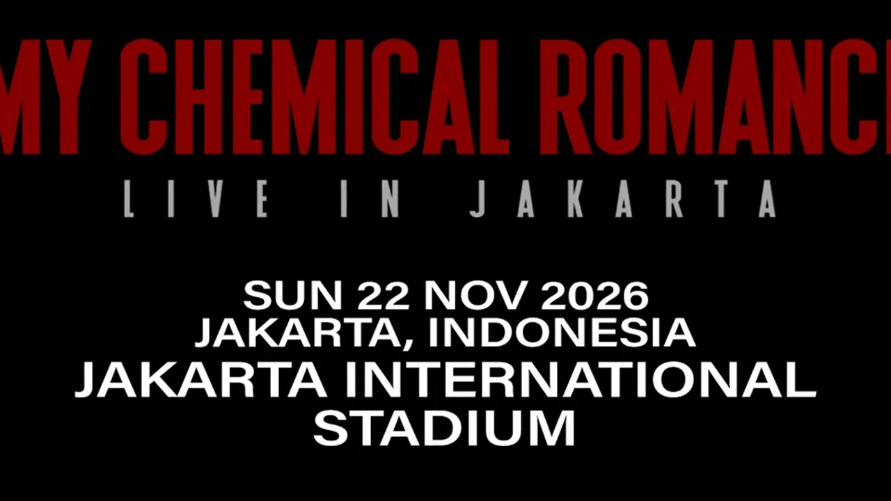 Tiket My Chemical Romance Dijual Hari Ini Mulai Pukul 15.00, Segini Harga dan Tempat Belinya