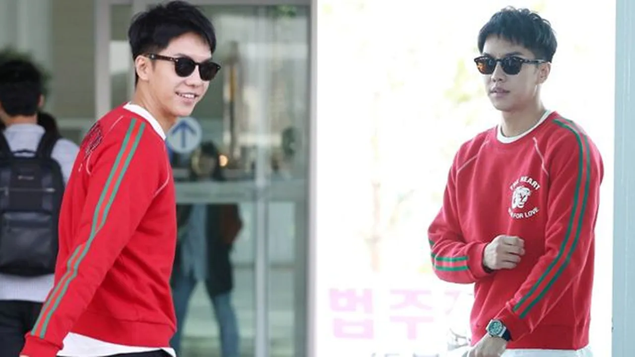 Tinggalkan Jogja, Lee Seung Gi Pakai Sandal Jepit di Bandara