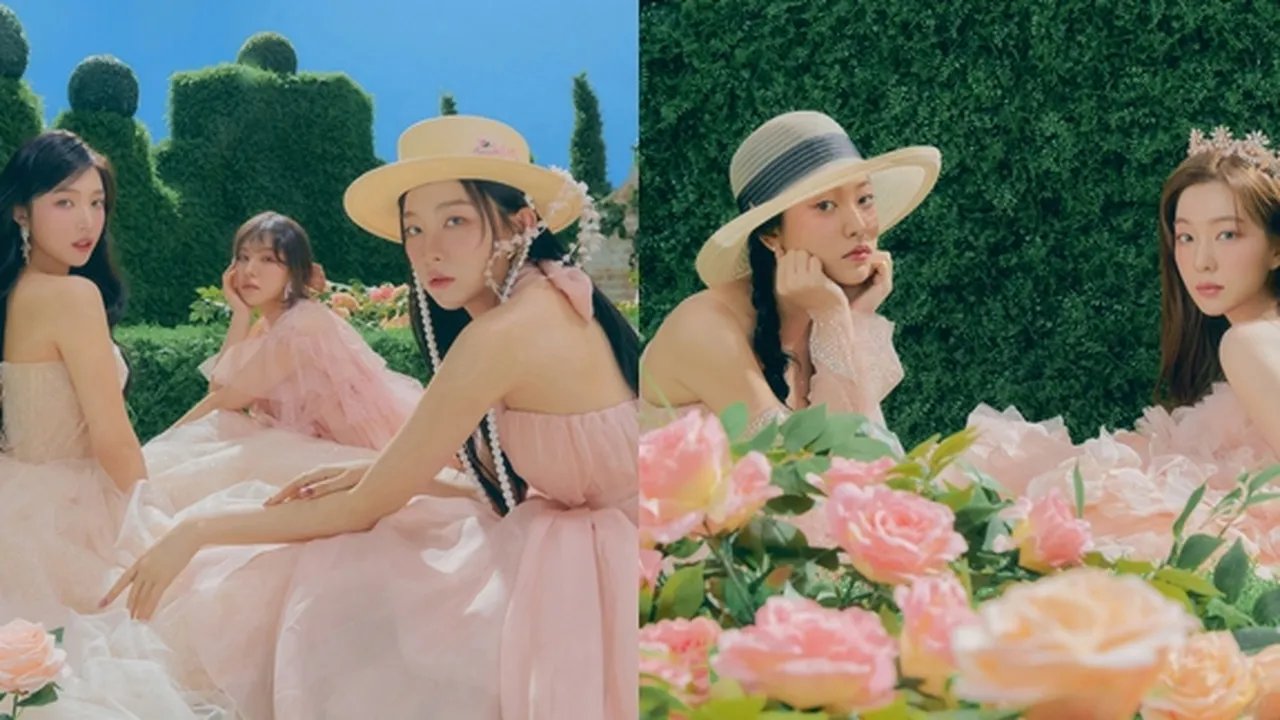 Transformasi Red Velvet Sebagai Spring Queen di Teaser Image Terbaru, Cantik Bak Boneka Bikin Jatuh Hati