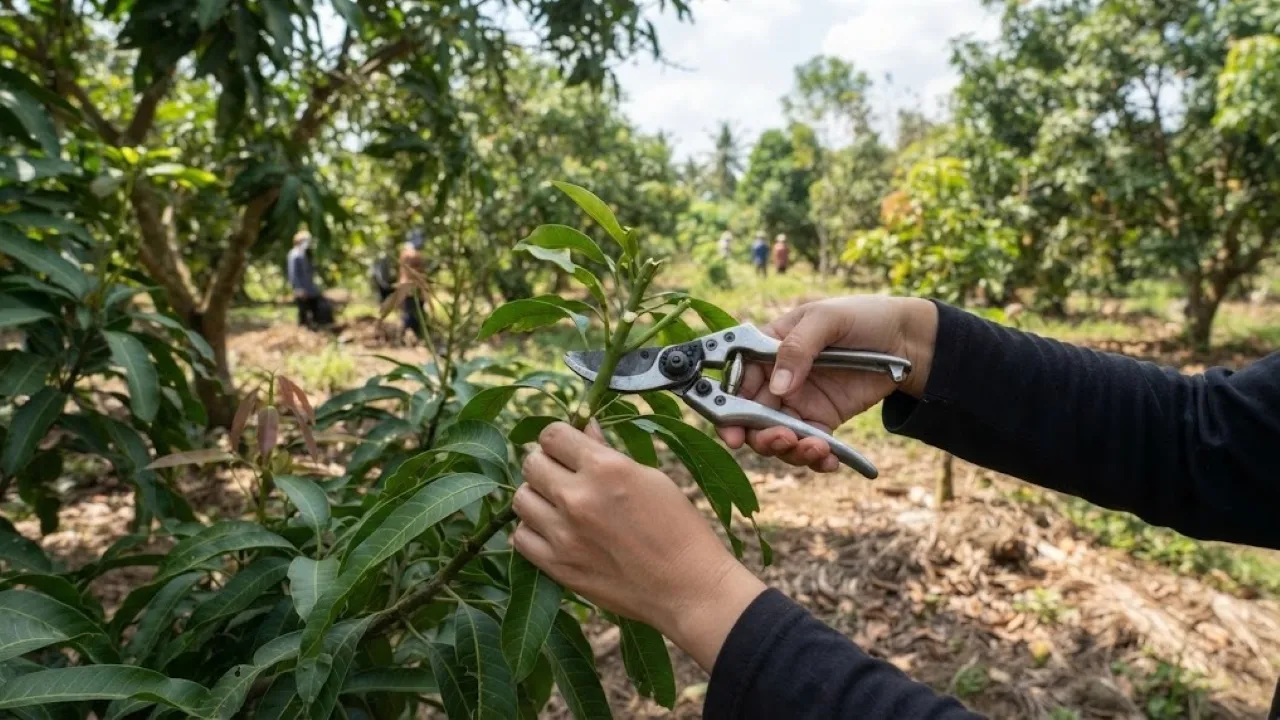 Trik Membuat Pohon Mangga Cepat Berbunga dengan Pemangkasan yang Tepat ala Pekebun