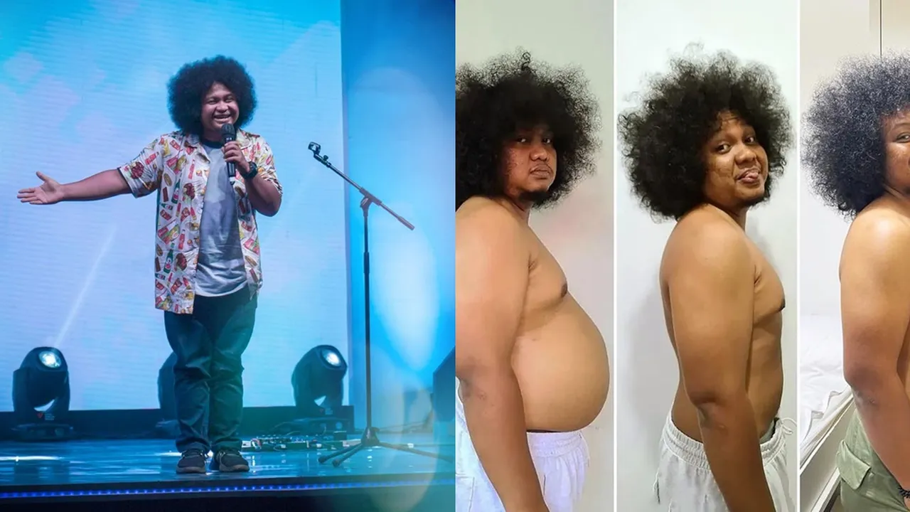 Turun 30 Kg, Begini Transformasi Tubuh Babe Cabita dari Perut Buncit Jadi Rata