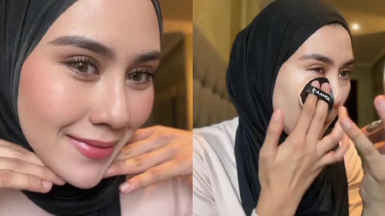 Tutorial Makeup Flawless dan Cantik ala Syahnaz Sadiqah, Bisa Bikin Lebaranmu Beraura Ibu Pejabat