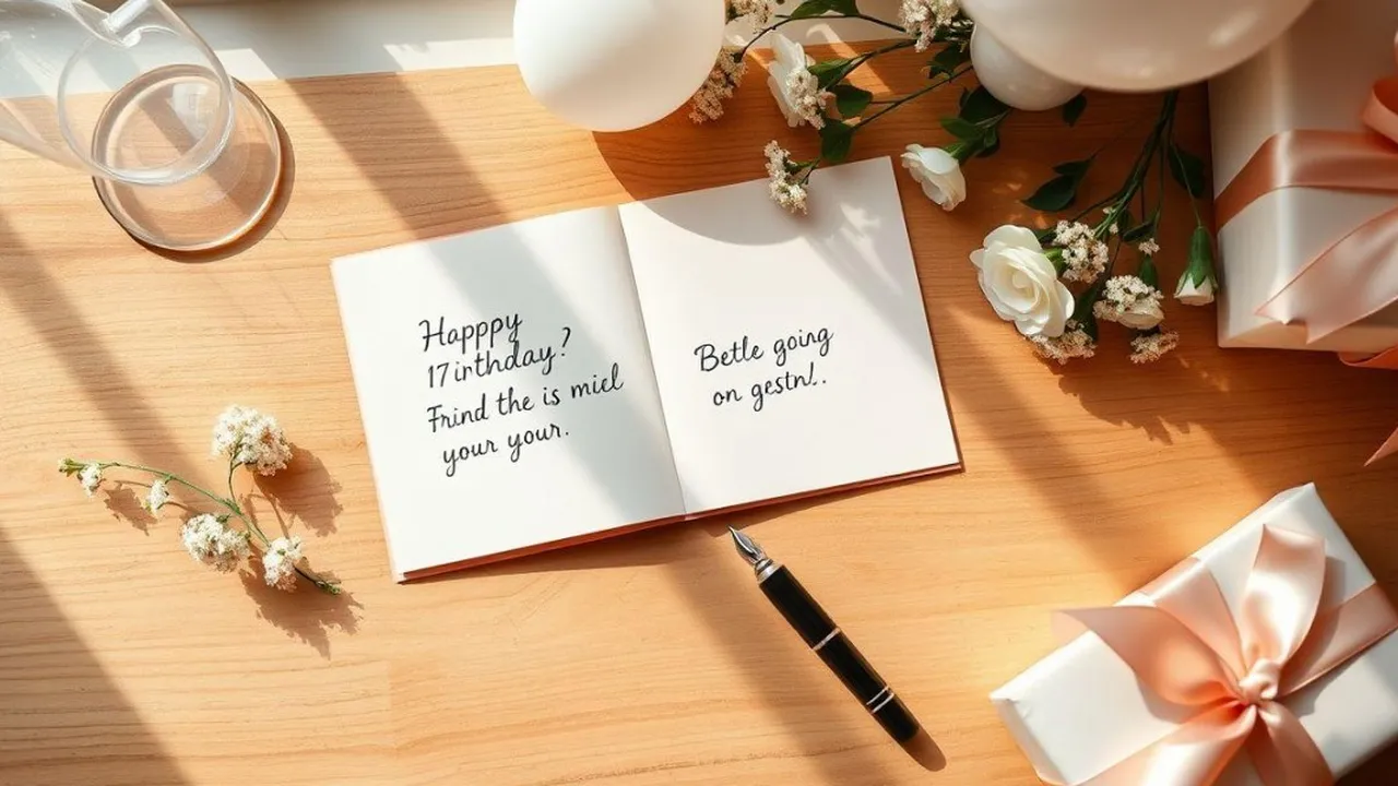 Ucapan 17 Tahun Bahasa Inggris: Kumpulan Lengkap untuk Perayaan Sweet Seventeen