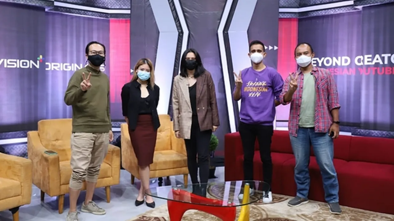 Ulas Habis Proses di Balik Layar para Konten Kreator, Vision+ Merilis 'Docuseries Beyond Creator: Indonesian Youtuber'