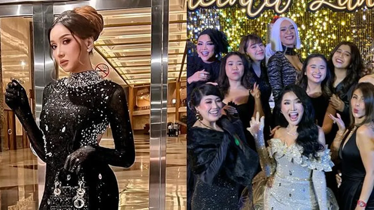 Undang Aming hingga Fuji, Ini Potret Kemeriahan Pesta Ulang Tahun Lucinta Luna - Mewah bak Gala Dinner