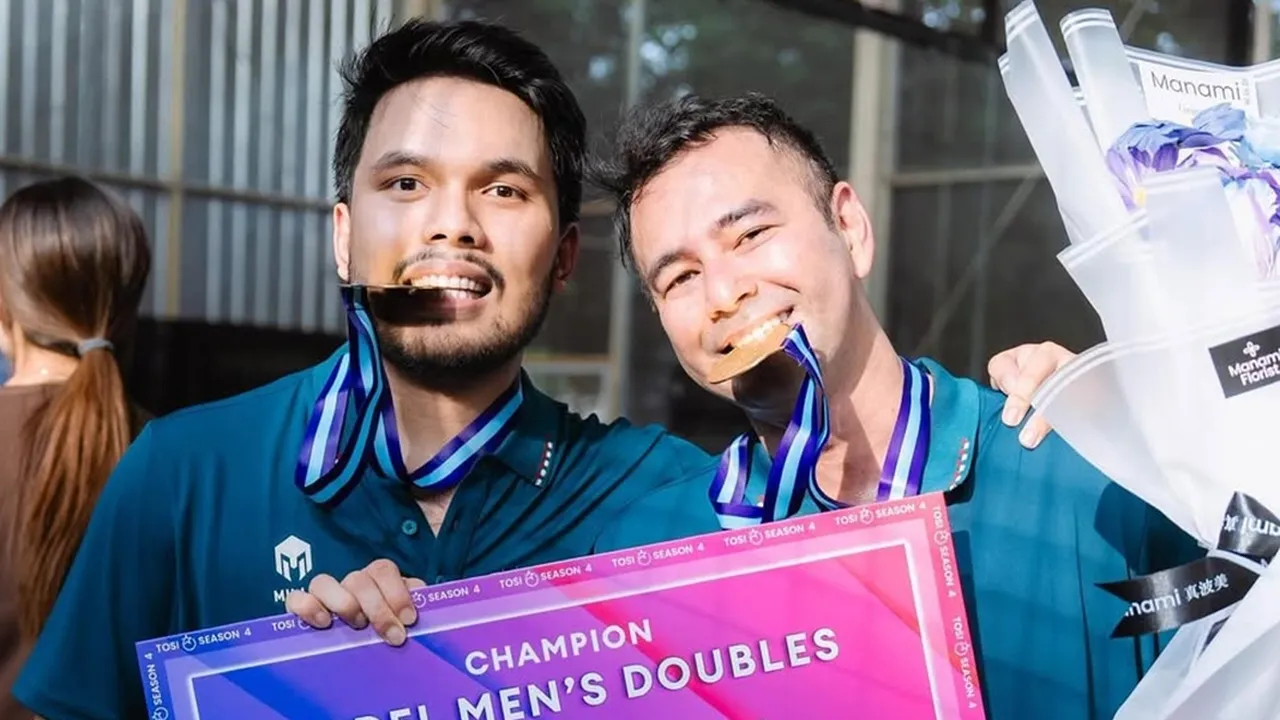 Ungkap Kunci Kemenangan, Raffi Ahmad dan Thoriq Halilintar: Main Sabar