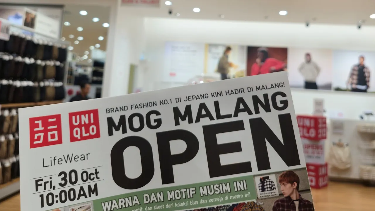 UNIQLO Buka Toko Perdana di Malang, Diresmikan 30 Oktober di MOG UNIQLO Buka Toko Perdana di Malang, Diresmikan 30 Oktober di MOG