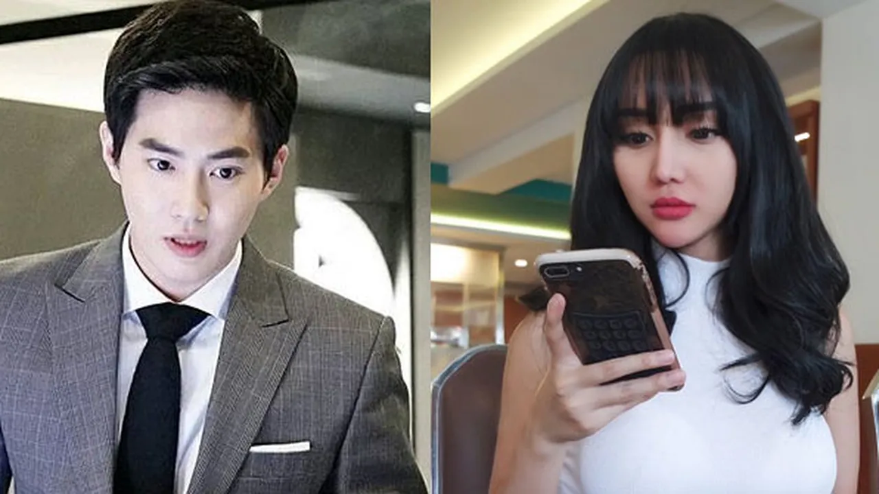 Upload Foto Editan Bareng Suho EXO, Lucinta Luna Ngegas Marah-Marah ke EXO-L